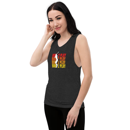 Ladies’ Muscle Tank Swing for the Fences