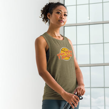 I Get Dirty: Ladies’ Muscle Tank